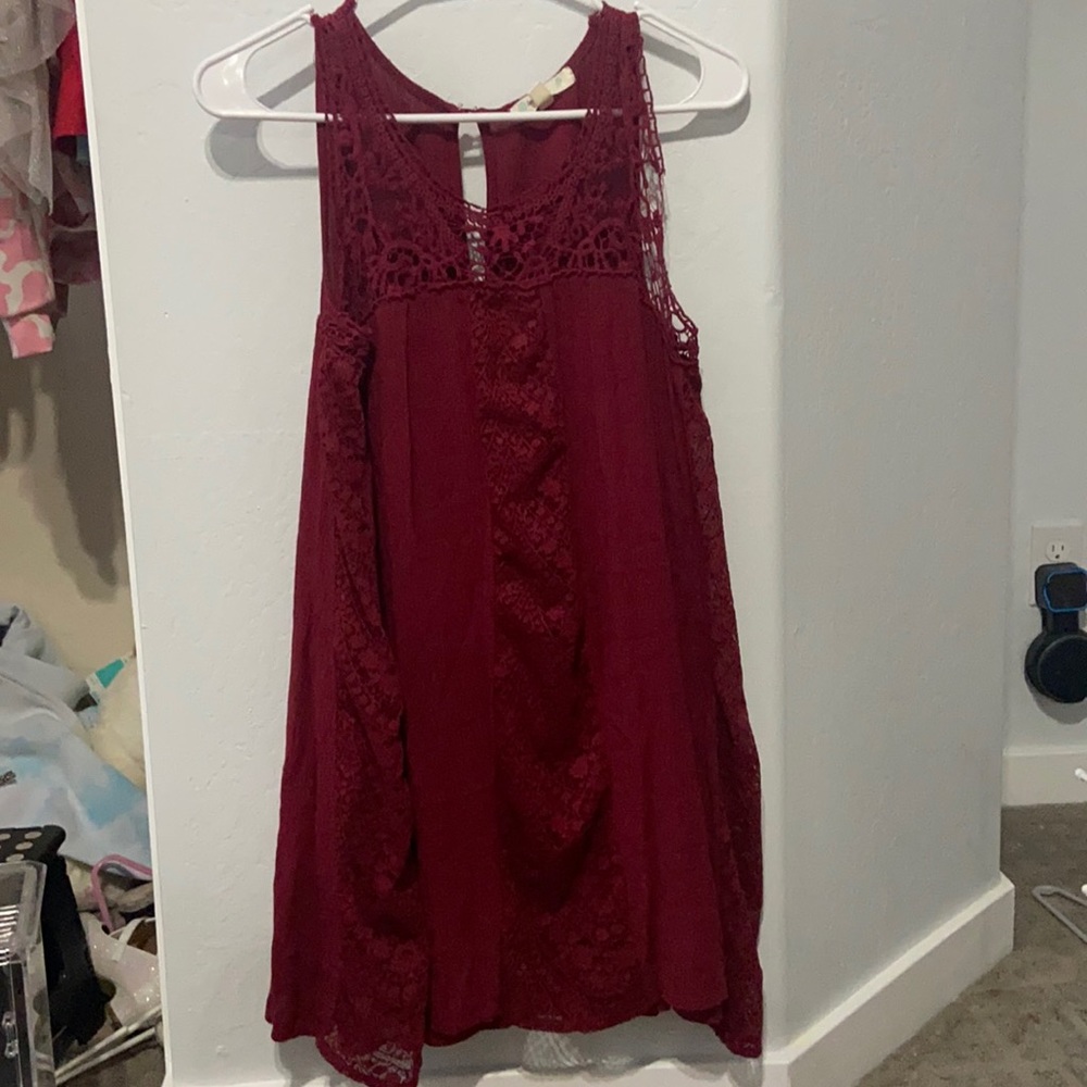 Maroon dress